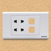 Ổ cắm đôi 2 chấu S18U2XX